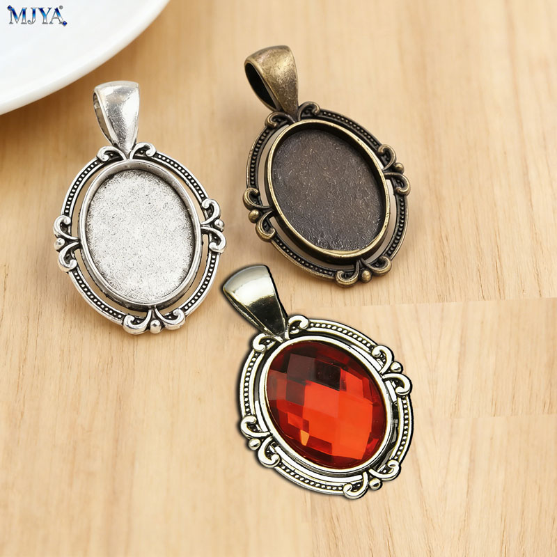 Resin Art Notes - MJYA 10pcs Vintage Pendant Settings Inner