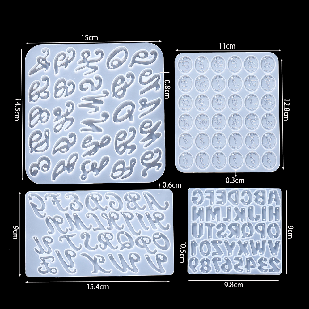 Alphabet Epoxy Resin Silicone  - Resin Art Kit For Beginners 评论和价格