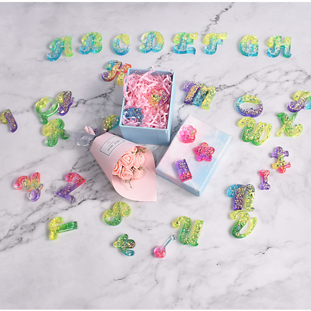 Alphabet Epoxy Resin Silicone  - Resin Art Kit For Beginners 评论和价格