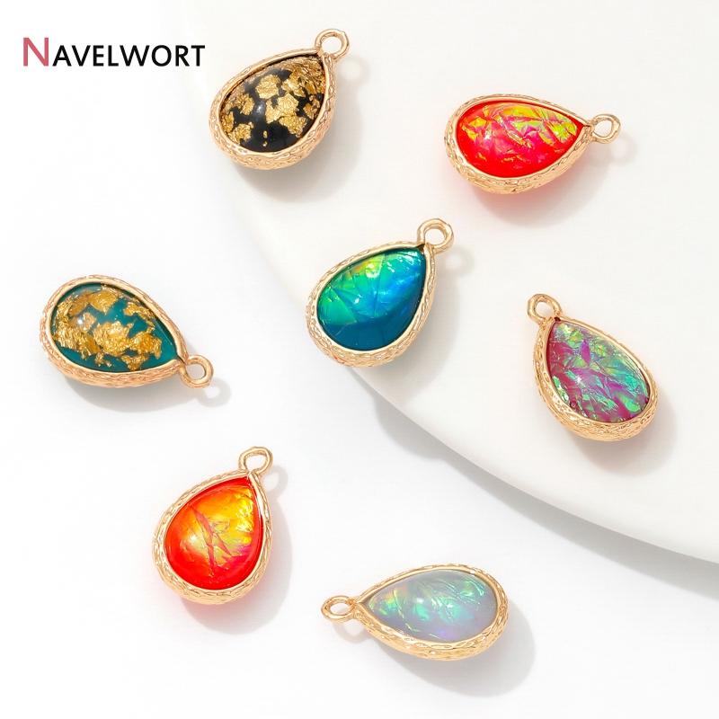 18K Gold Plated Brass With Res - Resin Art Notes 评论和价格