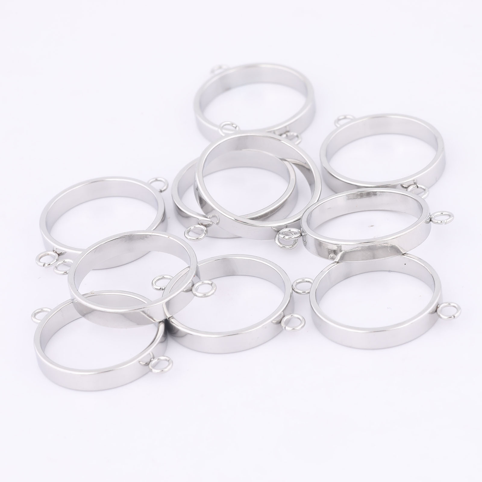 10pcs Stainless Steel 14mm Ope - Resin Art Notes 评论和价格