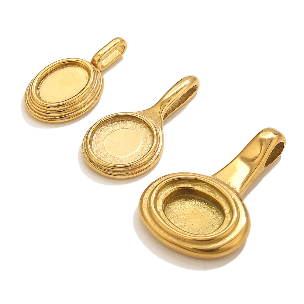 5pcs Stainless Steel Round Ova - Resin Art Notes 评论和价格