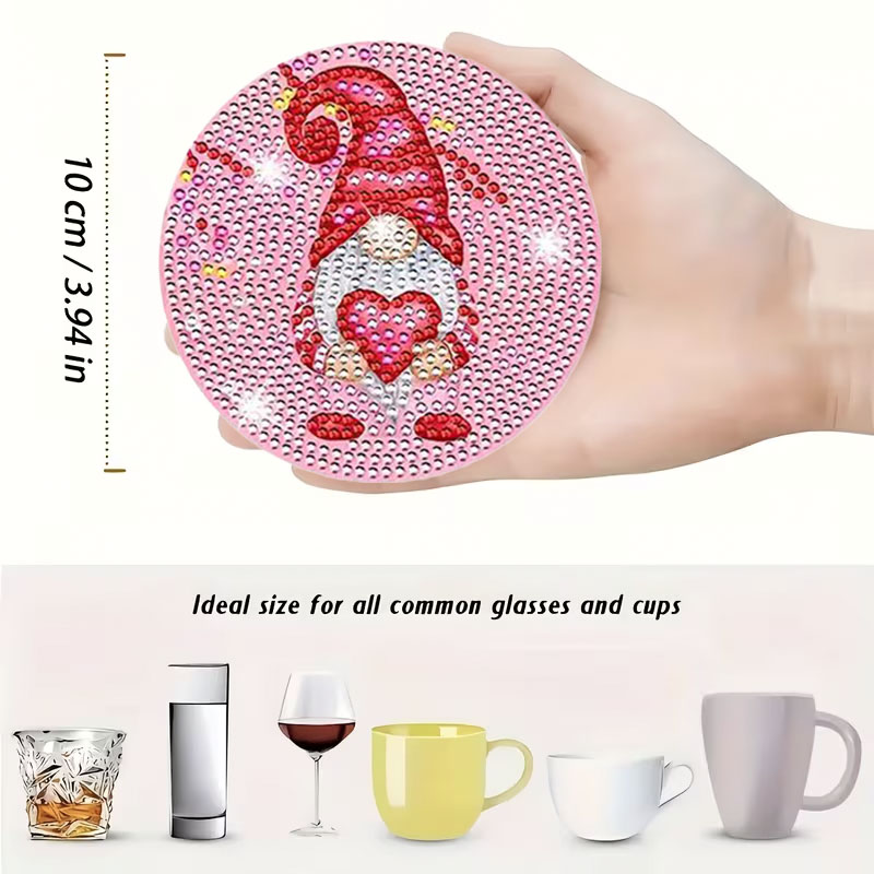 8PCS Valentine's Day Gnome Dia - Resin Art Kit For Beginners 评论和价格