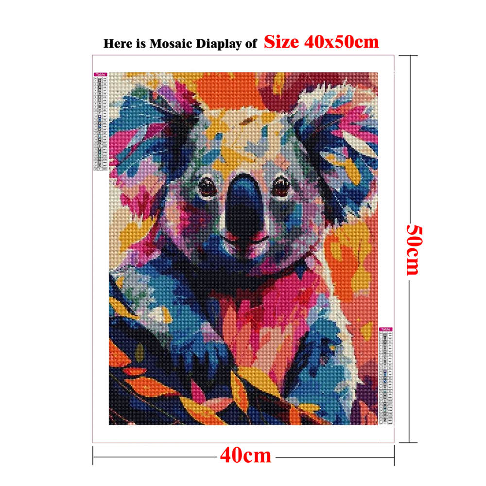 Koala Animal with Flower Art A - Resin Art Kit For Beginners 评论和价格
