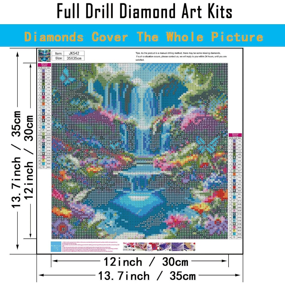 5D DIY Full Round Drill Diamon - Resin Art Kit For Beginners 评论和价格