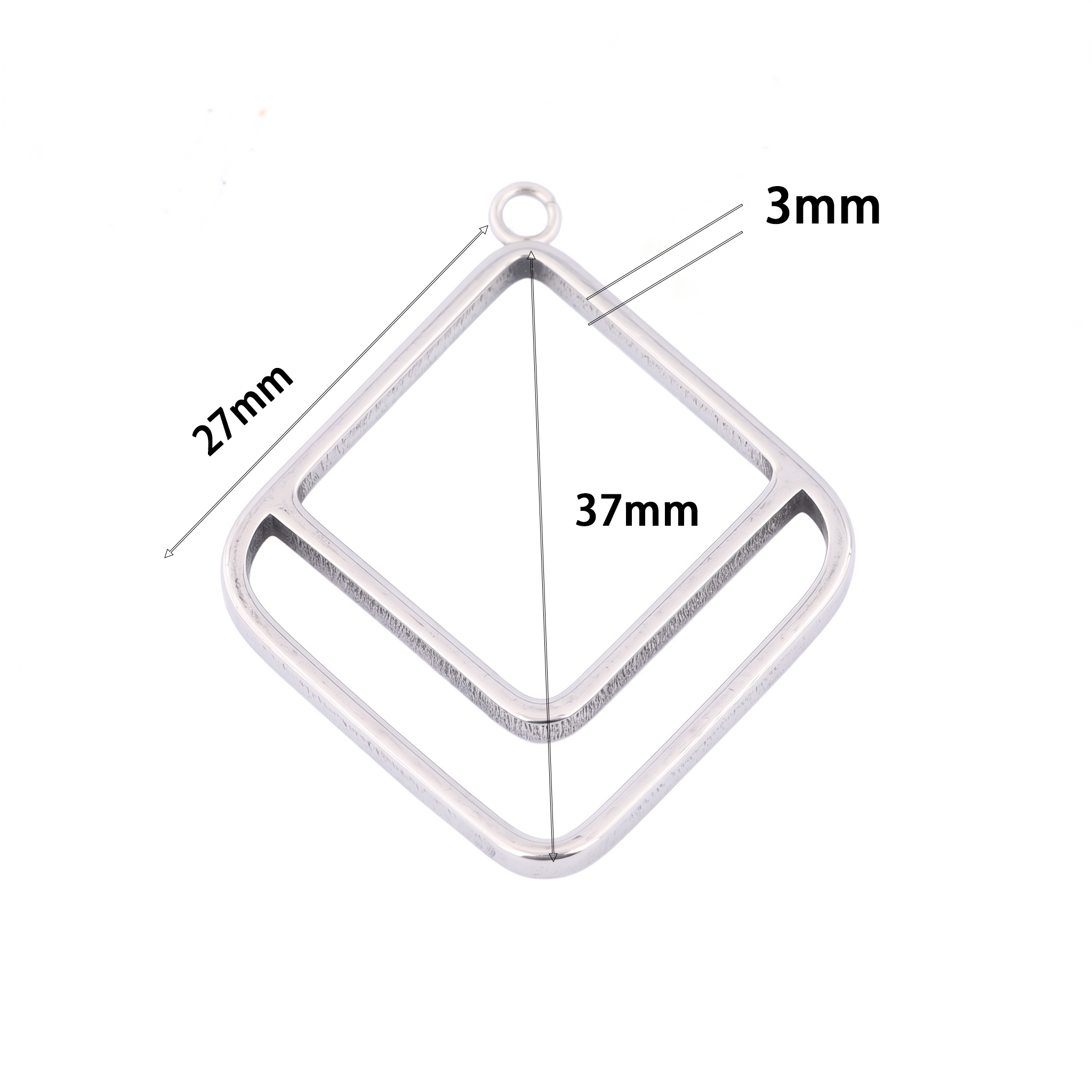 10pcs Square Triangle 3mm Thic - Resin Art Notes 评论和价格