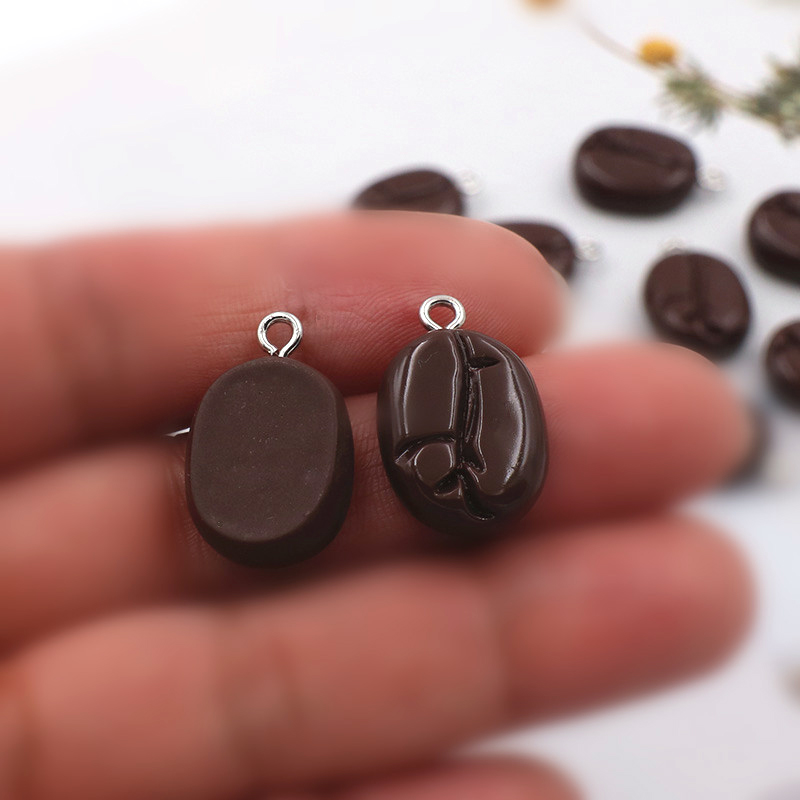 10pcs Coffee Beans Resin Penda - Resin Art Notes 评论和价格
