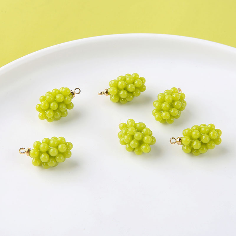 6pcs Cute Little Grapes Resin  - Resin Art Notes 评论和价格