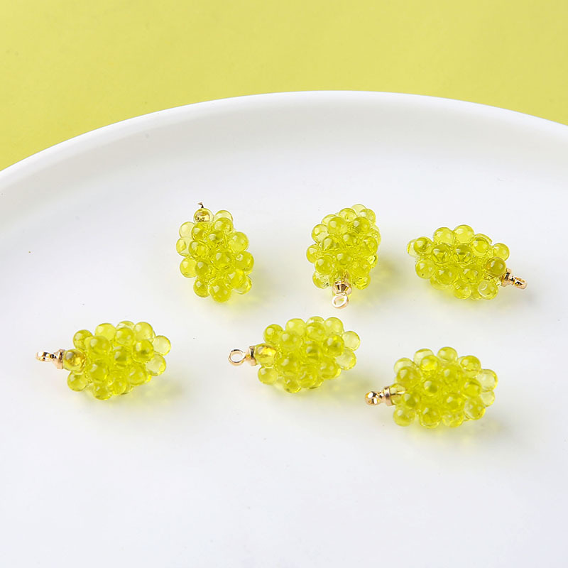 6pcs Cute Little Grapes Resin  - Resin Art Notes 评论和价格