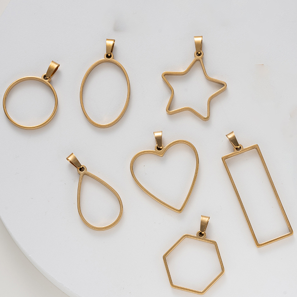5pcs Stainless Steel Open Back - Resin Art Notes 评论和价格