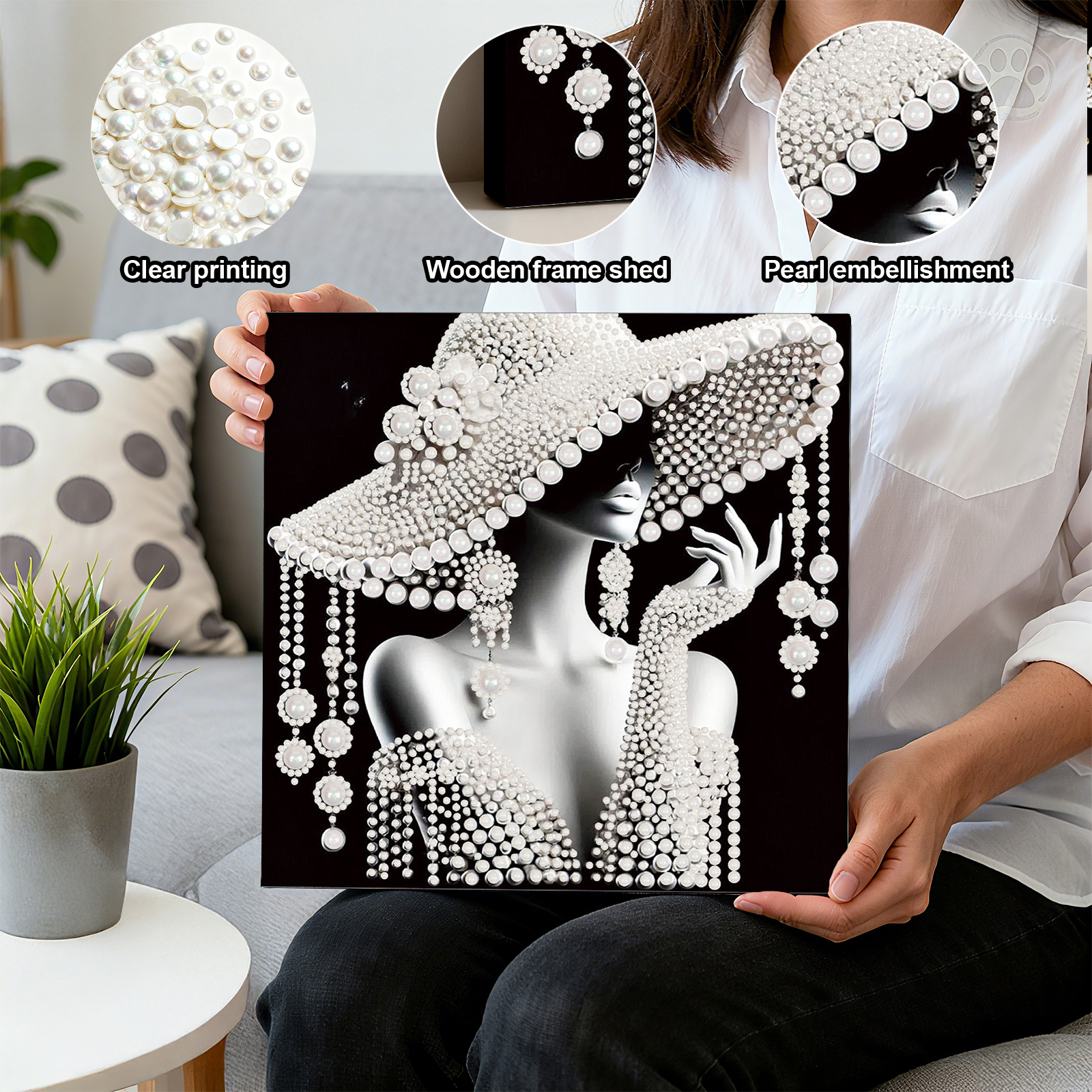 DIY Ladies Pearl Painting Art  - Resin Art Kit For Beginners 评论和价格