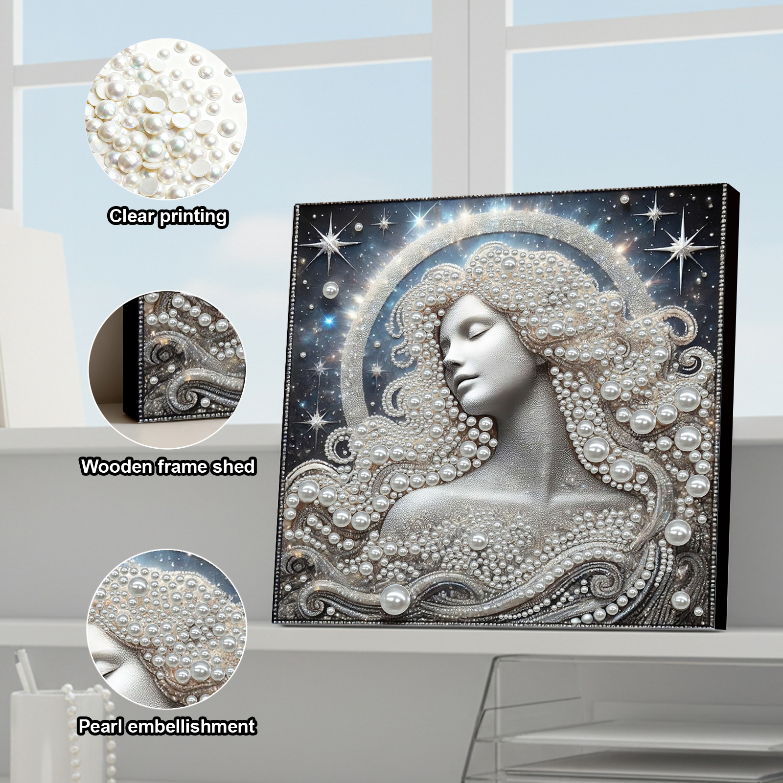 DIY Ladies Pearl Painting Art  - Resin Art Kit For Beginners 评论和价格