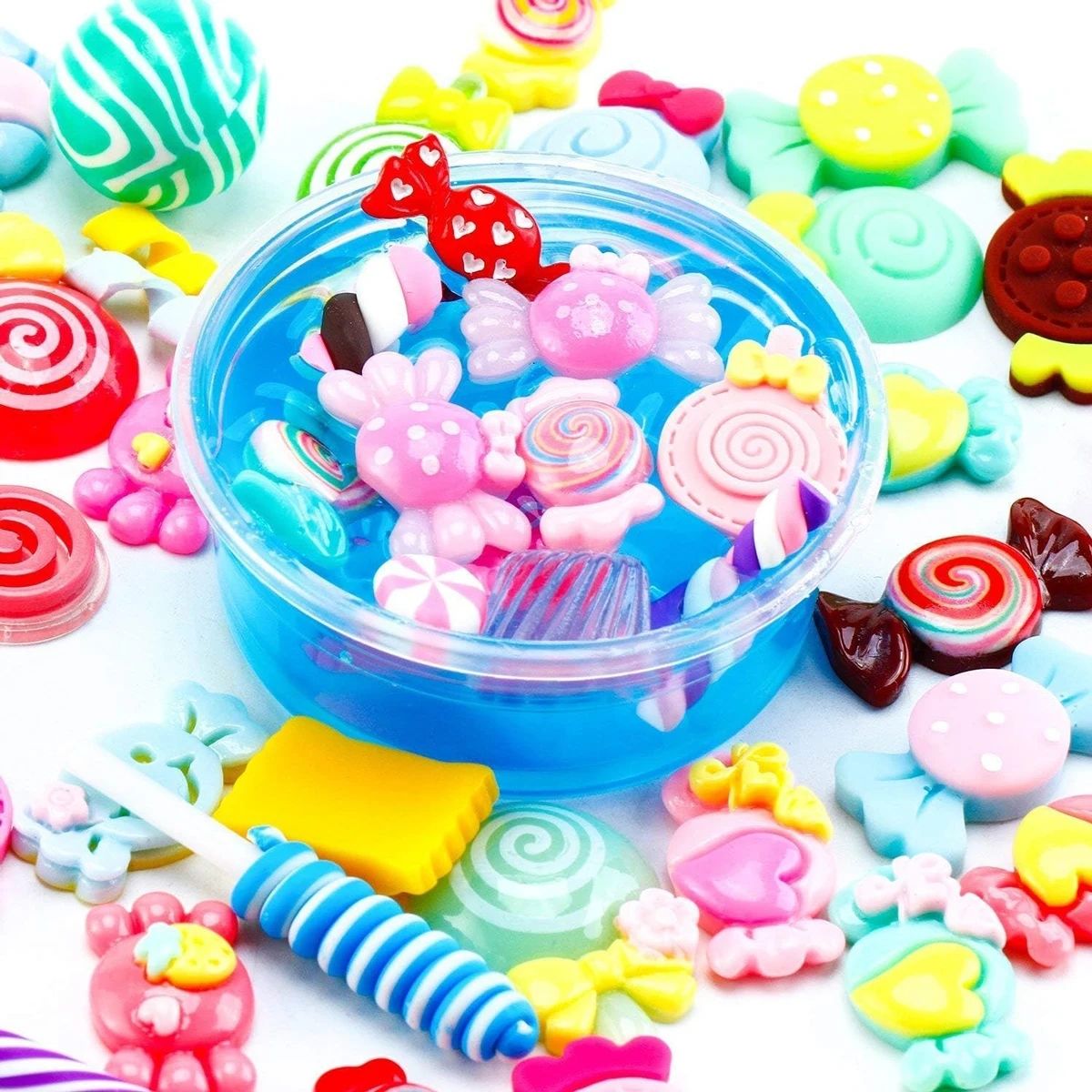 30pcs Random Candy Slime Charm - Resin Art Notes 评论和价格