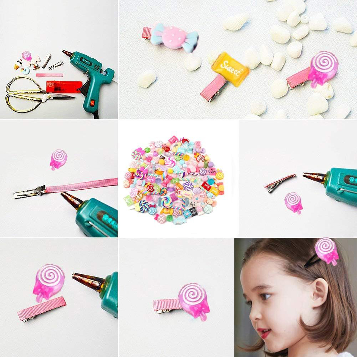 30pcs Random Candy Slime Charm - Resin Art Notes 评论和价格