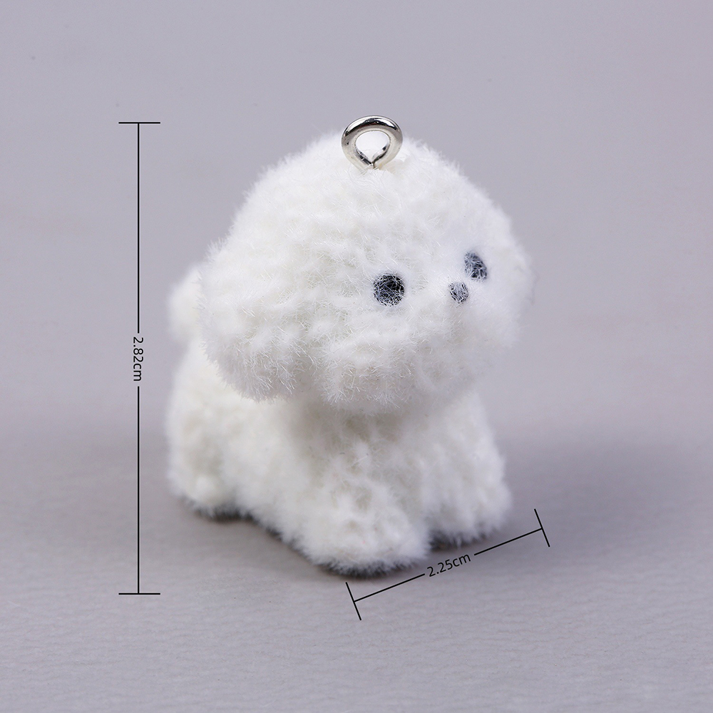 10pcs Flocking Puppy Dog Resin - Resin Art Notes 评论和价格