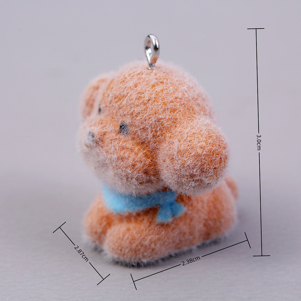 10pcs Flocking Puppy Dog Resin - Resin Art Notes 评论和价格