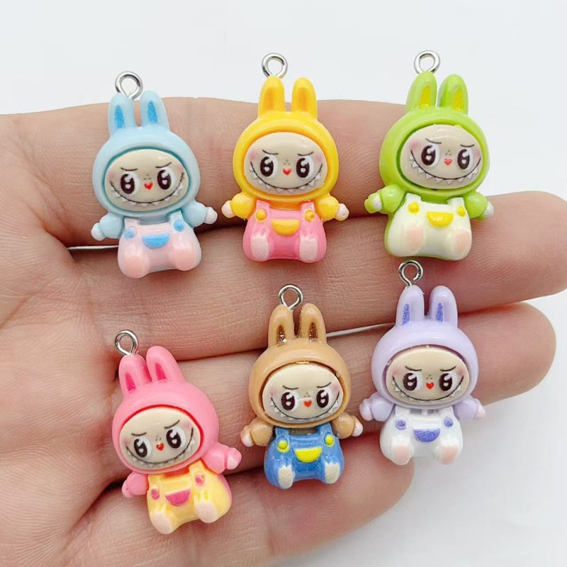 10Pcs Kawaii Rabbit Strawberry - Resin Art Notes 评论和价格