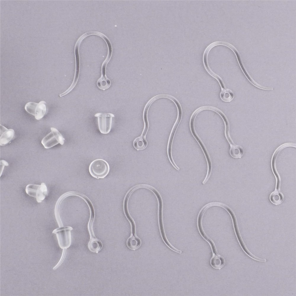 40pcs Clear Plastic Earring Ho - Resin Art Notes 评论和价格