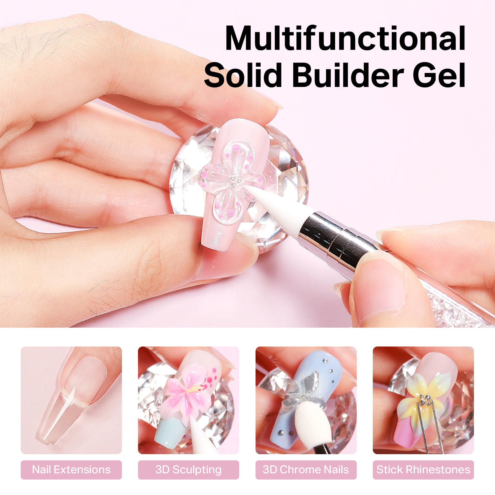 MIZHSE Builder Nail Gel White  - Resin Art Kit For Beginners 评论和价格
