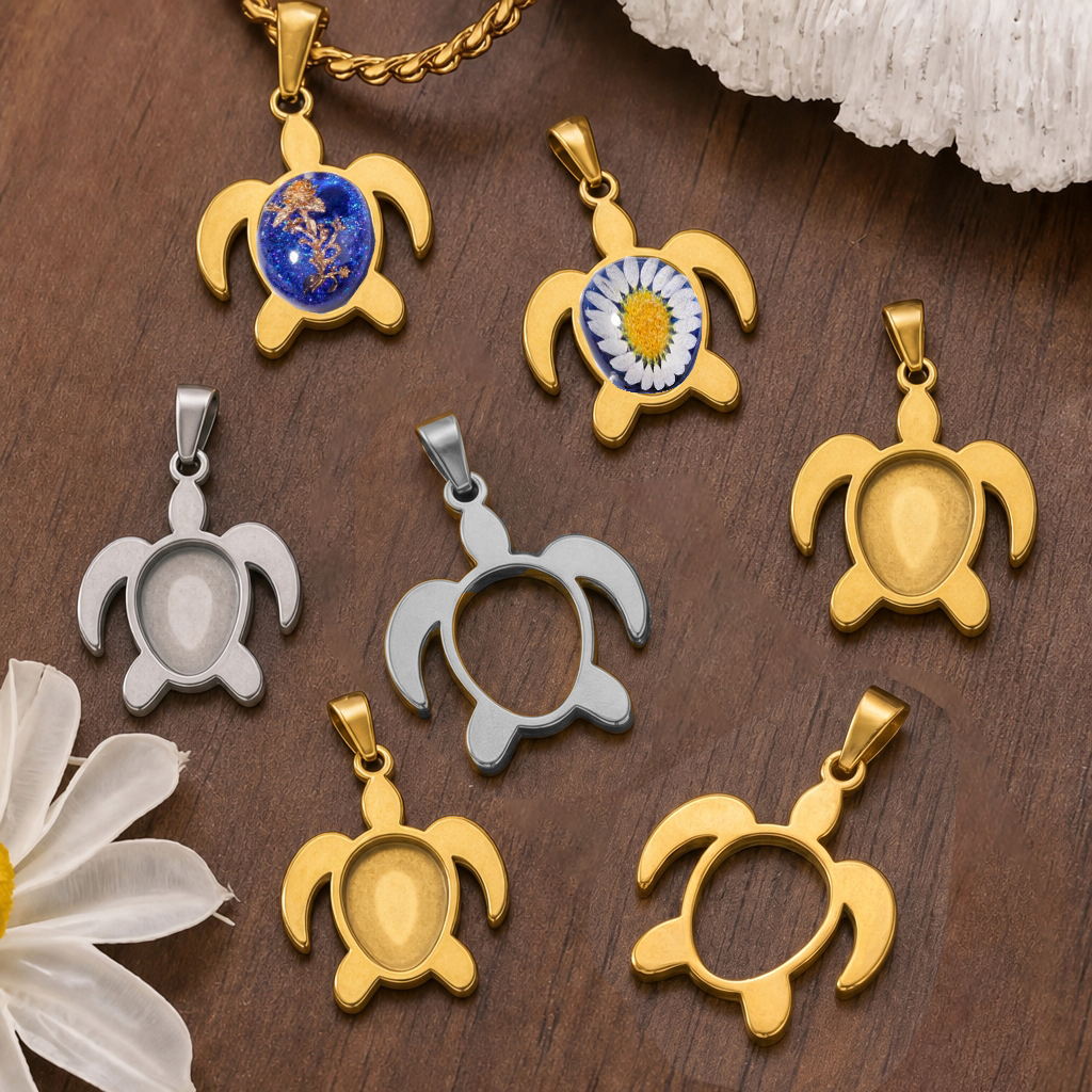 5pcs Stainless Steel Turtle Pe - Resin Art Notes 评论和价格