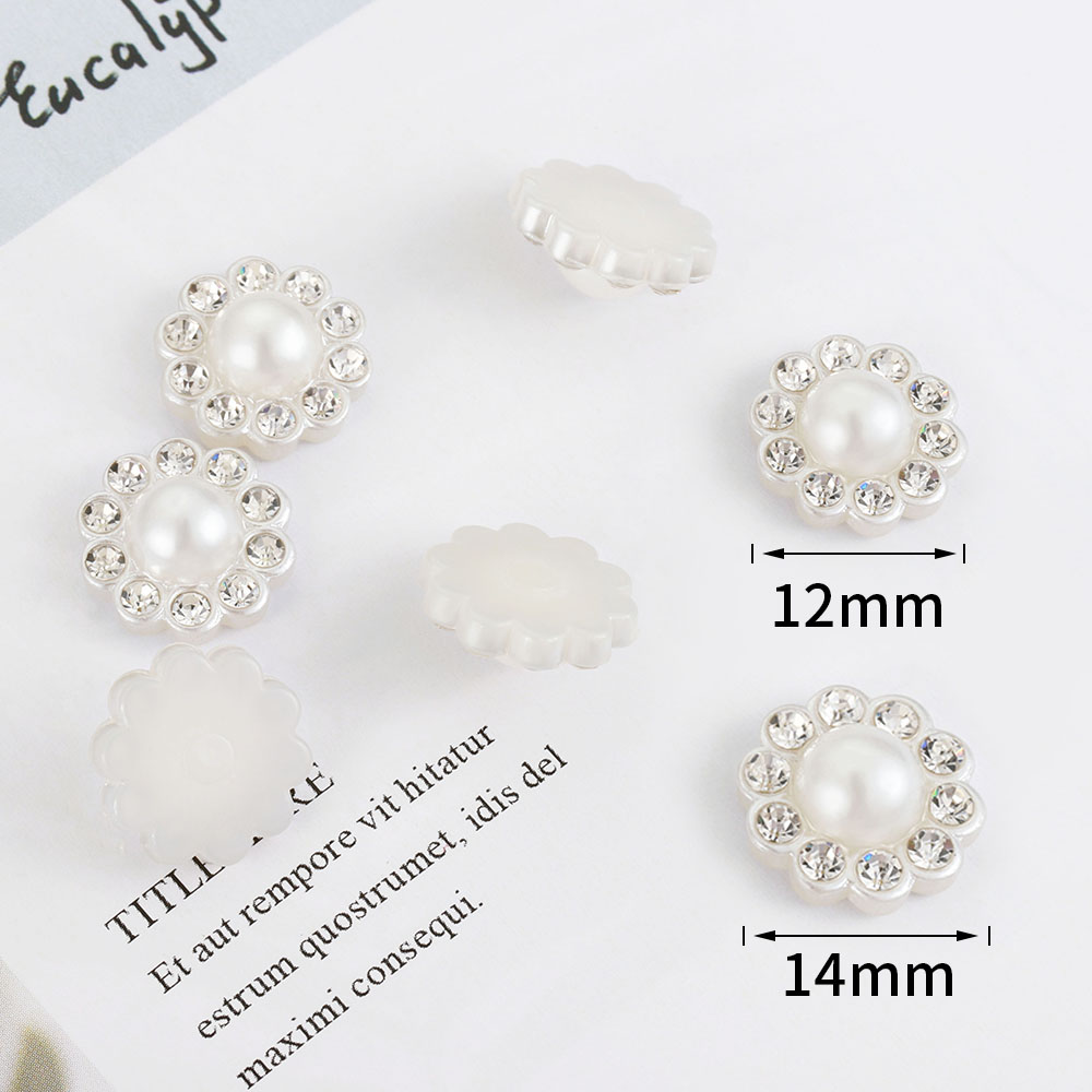 50pcs White Flat Imitation Pea - Resin Art Notes 评论和价格