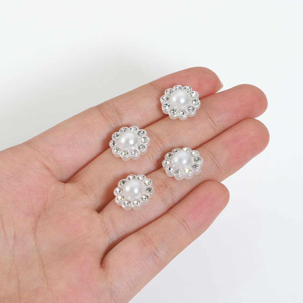 50pcs White Flat Imitation Pea - Resin Art Notes 评论和价格