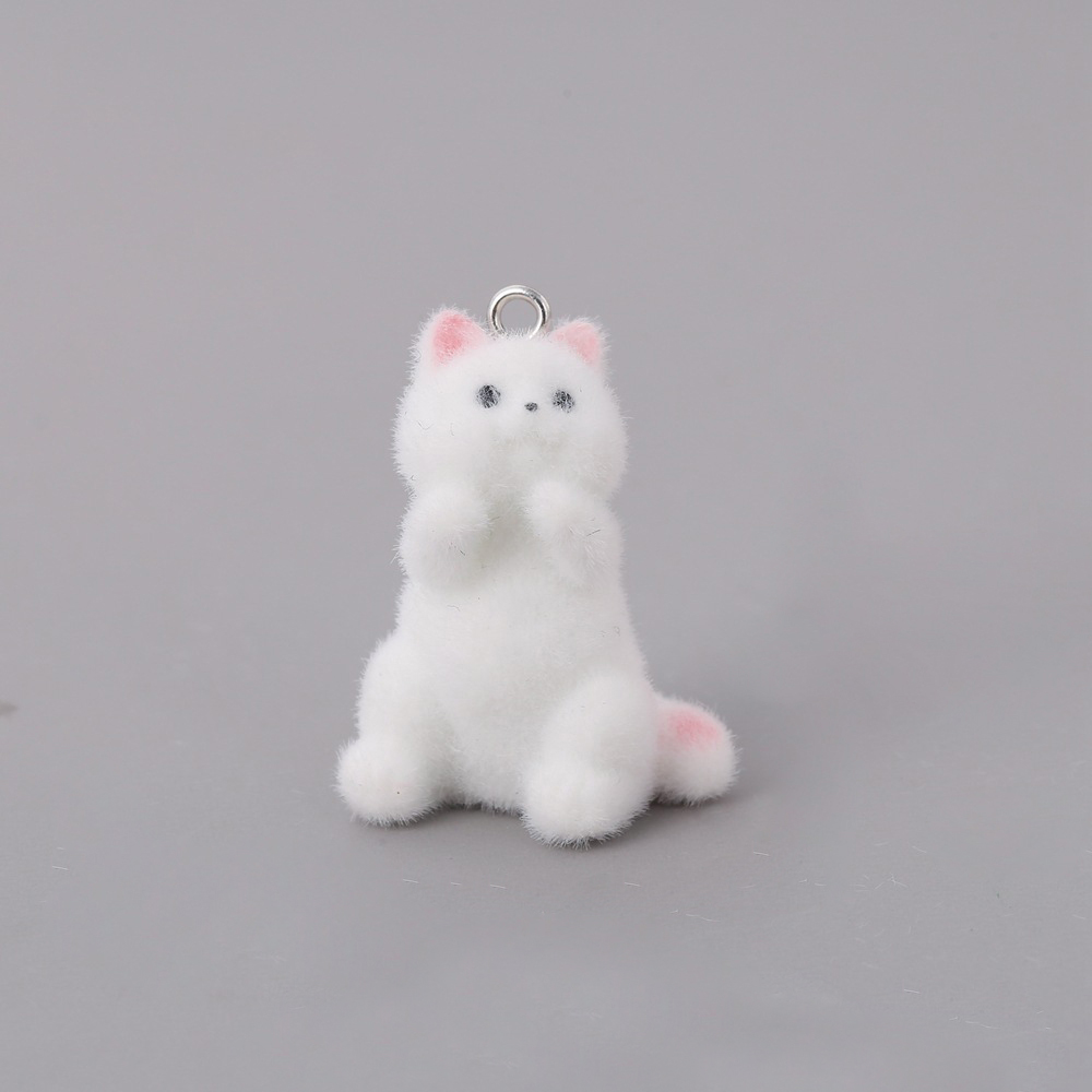 2pcs Flocking Little Cat Resin - Resin Art Notes 评论和价格