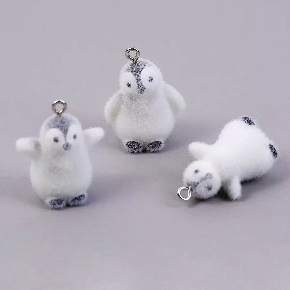 5pcs Flocking Small Penguin Re - Resin Art Notes 评论和价格